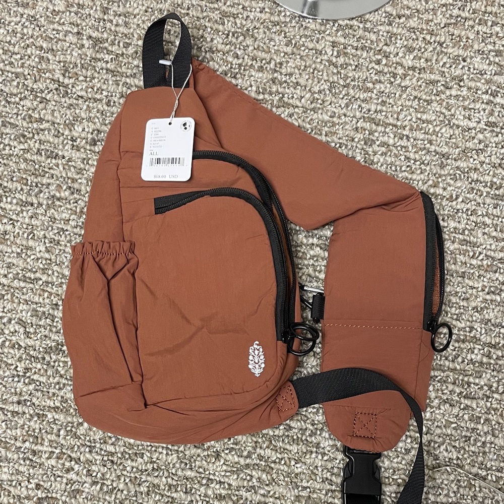 Men's Brown Sling Bag